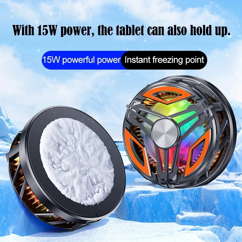 GT31 Magnetic Phone Cooler Mobile Phone Cooling Fan Semiconductor Phone Radiator - Heat Sink Game Cooler System Mobile Cooling Fan Gaming Case Cold Wind Handle Cool Semiconductor Fan For PUBG Phone Cooler , FREEFIRE