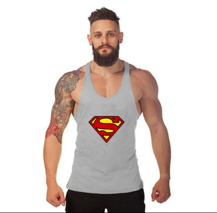 MEN'S SLEEVELESS VEST TOP TANKS SANDO FOR GYM AND EXERCISE