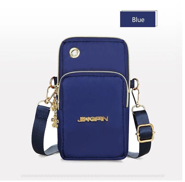 Balloon Nylon Mobile Phone Crossbody Bag – 3-Layer Wallet