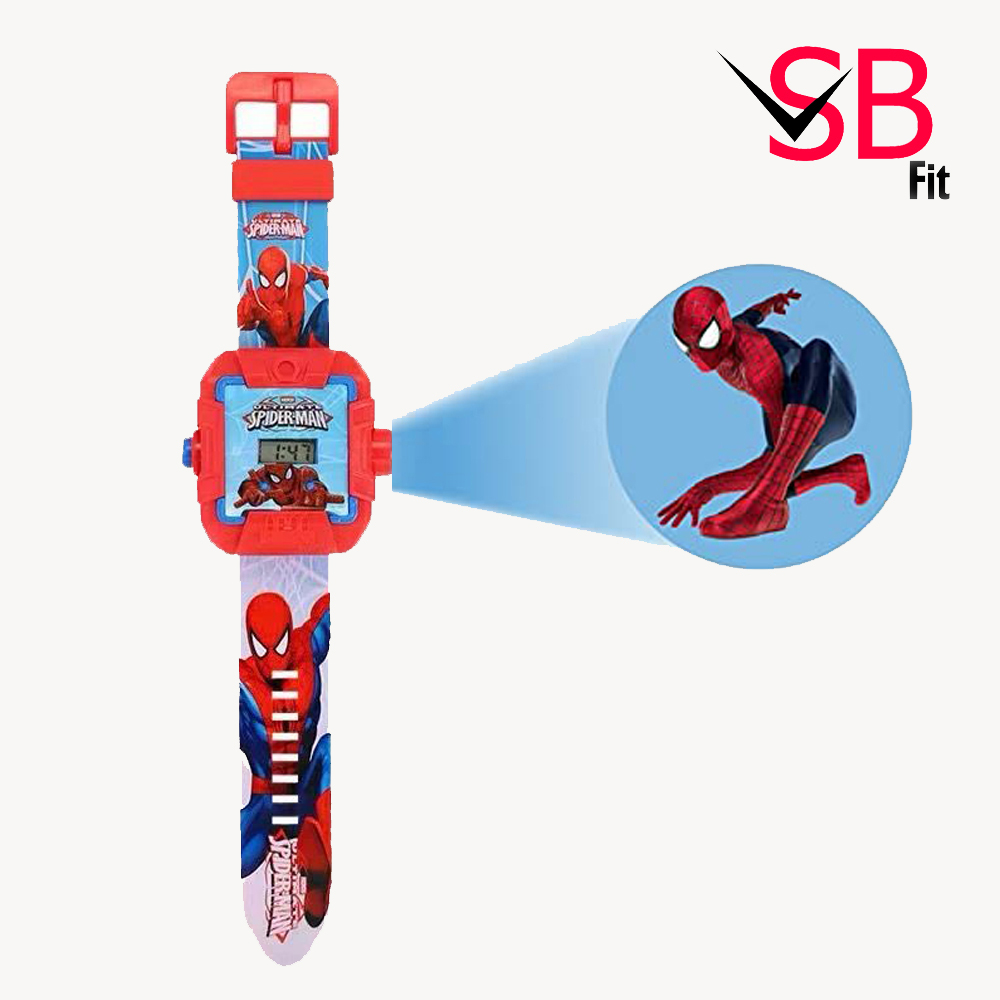 SB FIT Kids Spiderman 3D Display Projector Watch For Kids