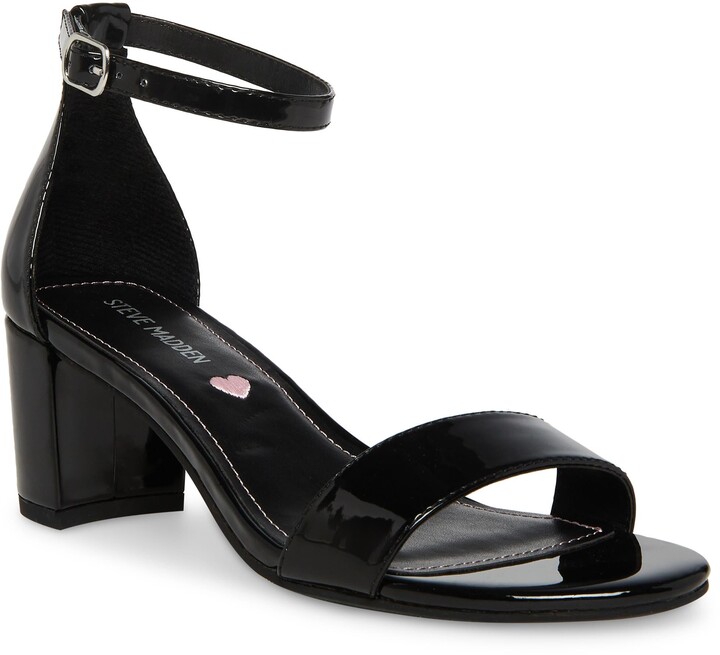 Women Fashion Block Heels Sandal Black