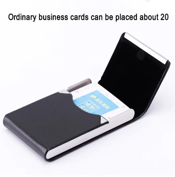 Automatic Metal Pop Up Card Holder Wallet for Men and Woman Slim wallet  Small Card holder