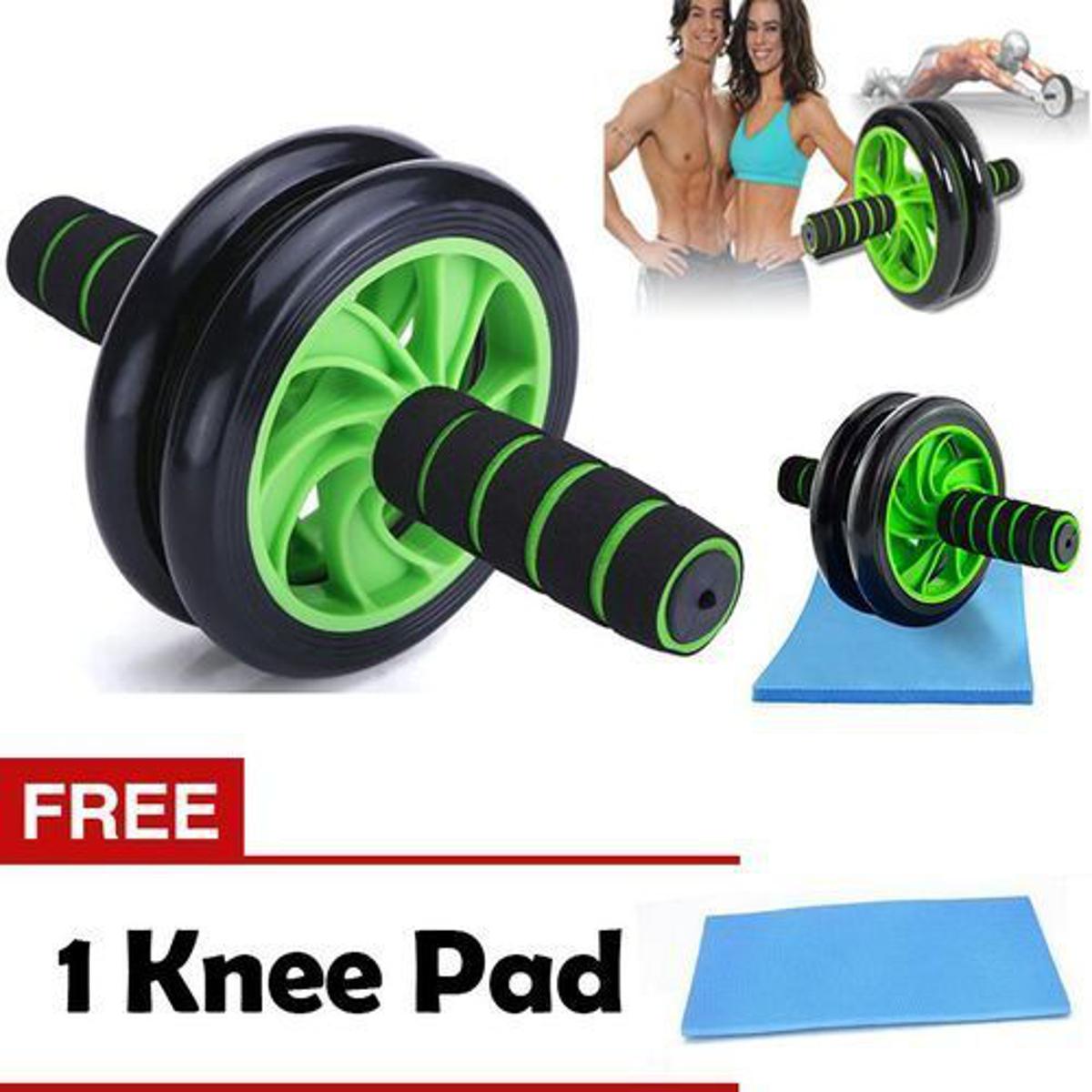 Abdominal Wheel Abs Workout Ab Wheel Exercise Equipment with Mat Arm Waist Leg Gym Abdominal Muscle Trainer Home Gym