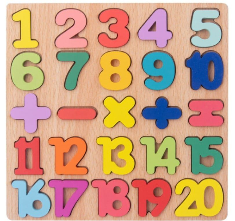 Educational learning letters numbers toy Alphabet Wooden Puzzle wooden matching game kids puzzle wooden board-Shapes-Numbers & Alphabets
