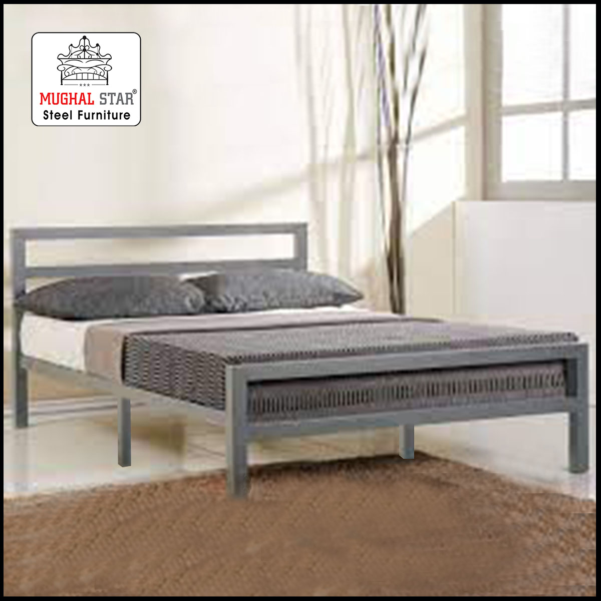 Dream Bed, Iron Bed , Double Bed, Mughal Star Steel Furniture