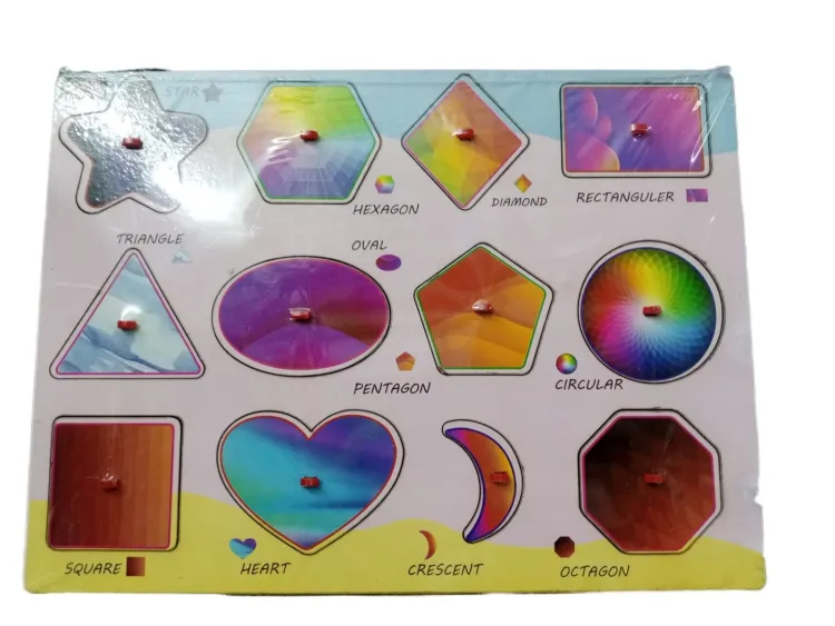 Shape puzzle on sale educational toy