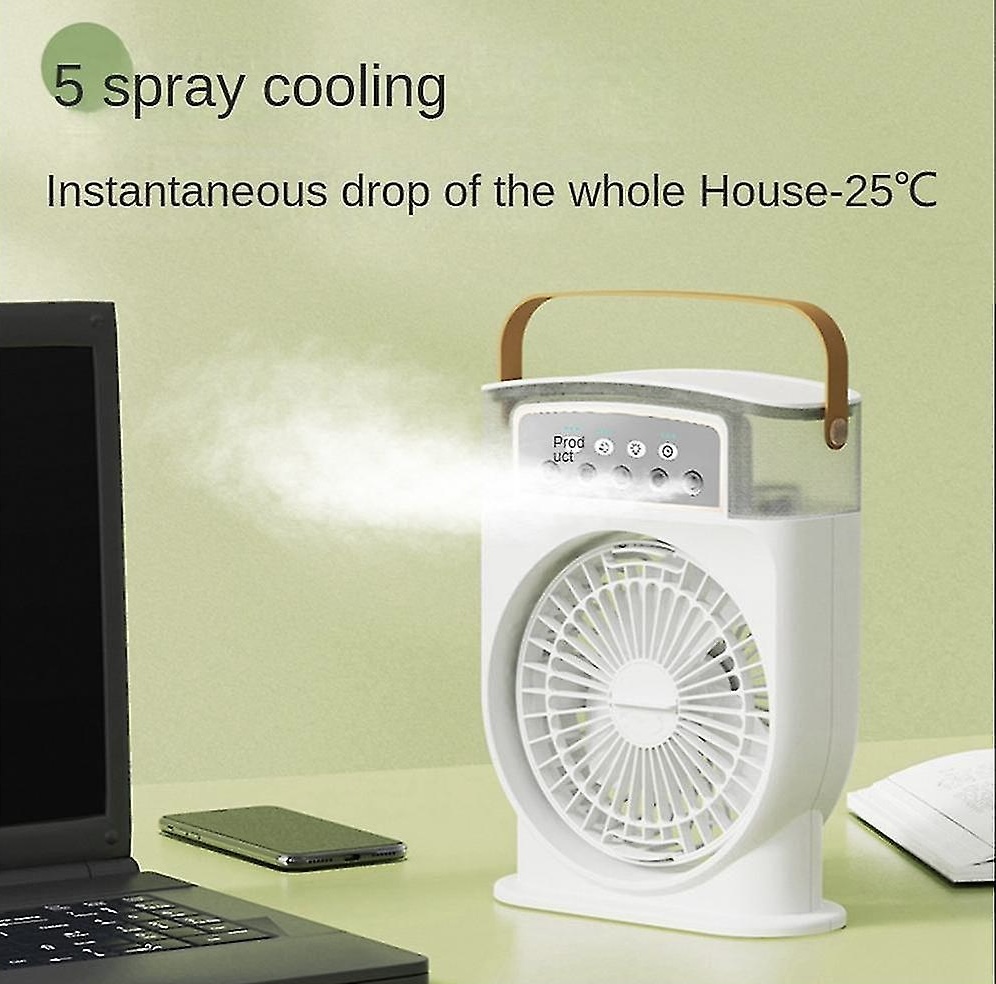 Portable Air Conditioner Fan, Mini Evaporative Air Cooler with 7 Colors