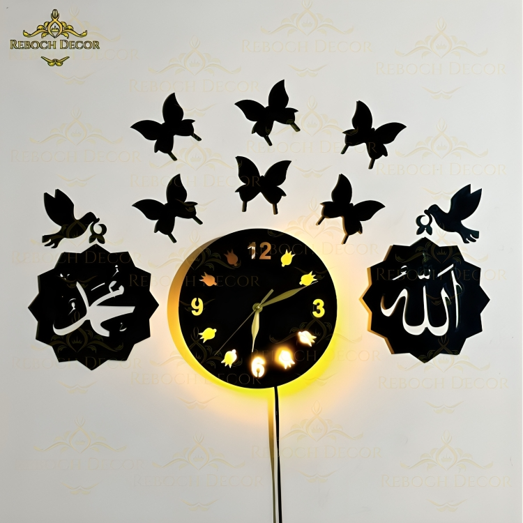 High quality wooden wall clock | Bird shaped wall clock | bird shaped wooden wall clock