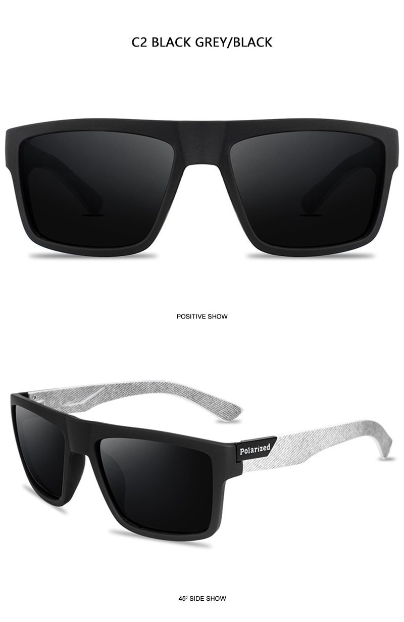 Luxury Polarized Sunglasses Men Women Fashion Square Male Sun Glasses  Vintage Driving Fishing Eyeglasses Sport Shades