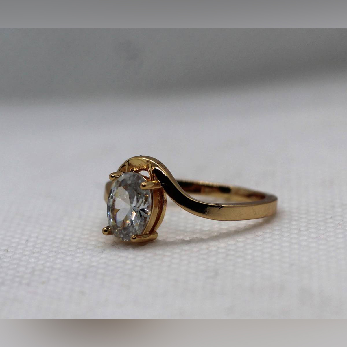 TRENDY GOLD PLATED STYLISH RINGS
