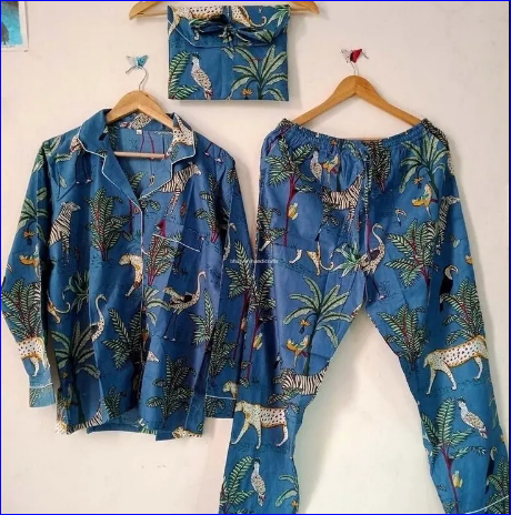 Ladies Printed Cotton Night Dress