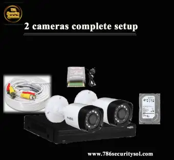 2 cctv camera setup price