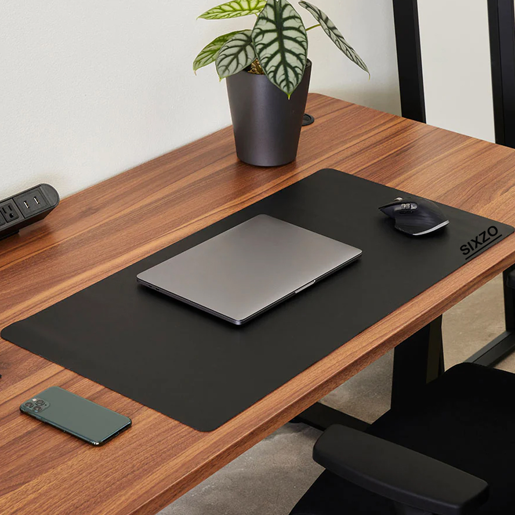 SIXZO PU Leather Desk Pad Leather Sheet, Laptop Mousepad, Keyboard Gaming Mouse Pad Mouse, Office Table Mat, Water Proof Laptop Desk Matt single Sided Luxury Sheet