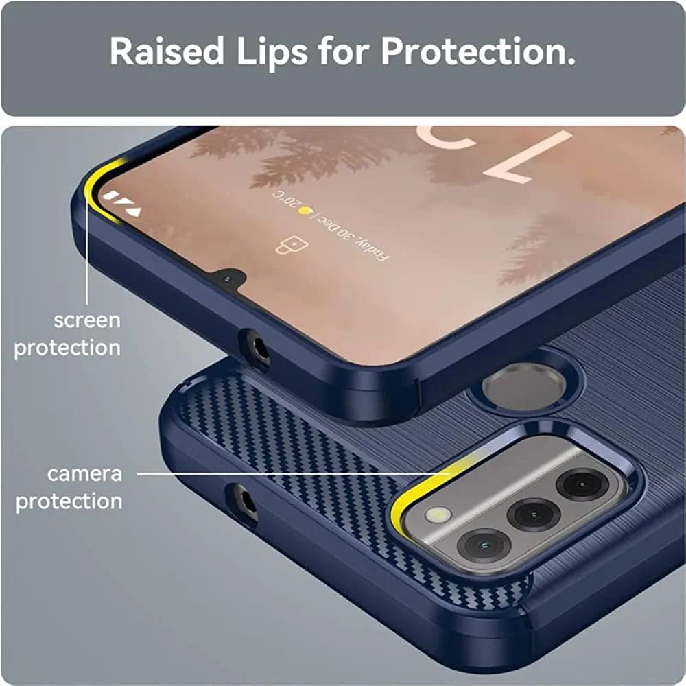 Sunrive Cover compatibile con Nokia C10/C20,Custodia Case in molle matte Morbida Flessibile Antigraffio protettiva back Case(Luna,stelle,gatto)+1 x Cordino Universale