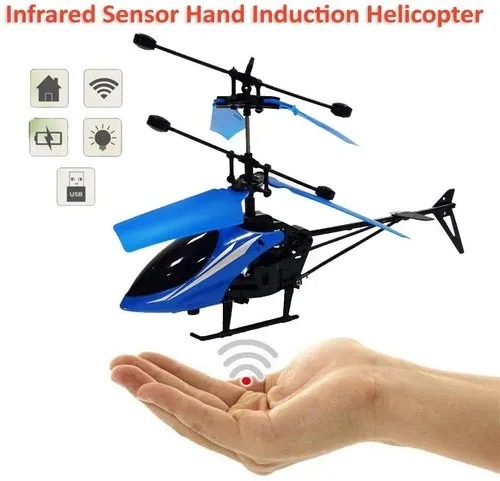 USB Flying Helicopter with Hand-Sensor – Rechargeable - Ghosia Mall's - 1803