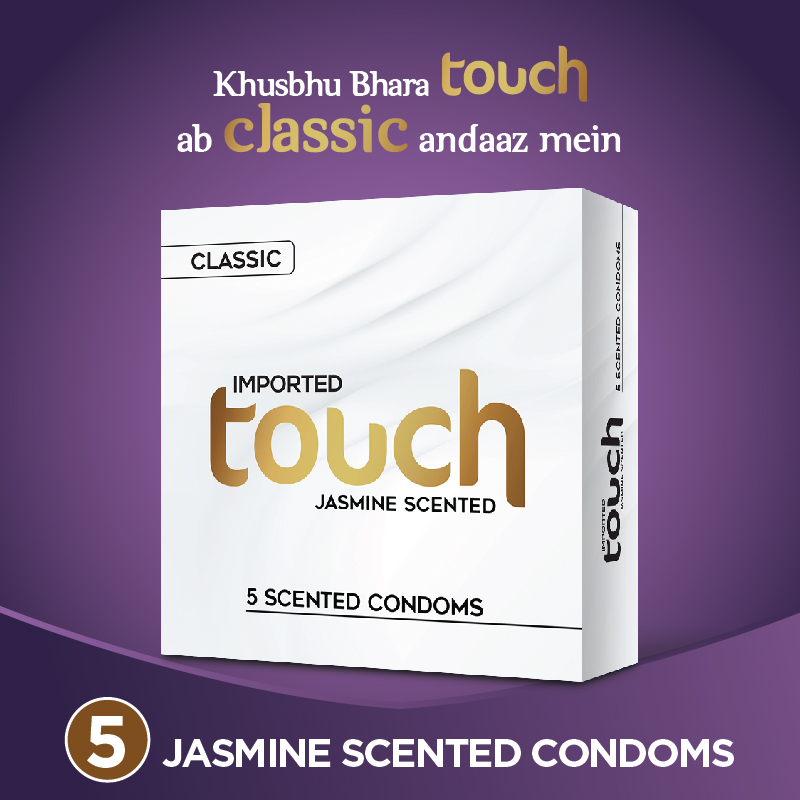 Touch Classic Condoms - Jasmin Scented - Pack of 5