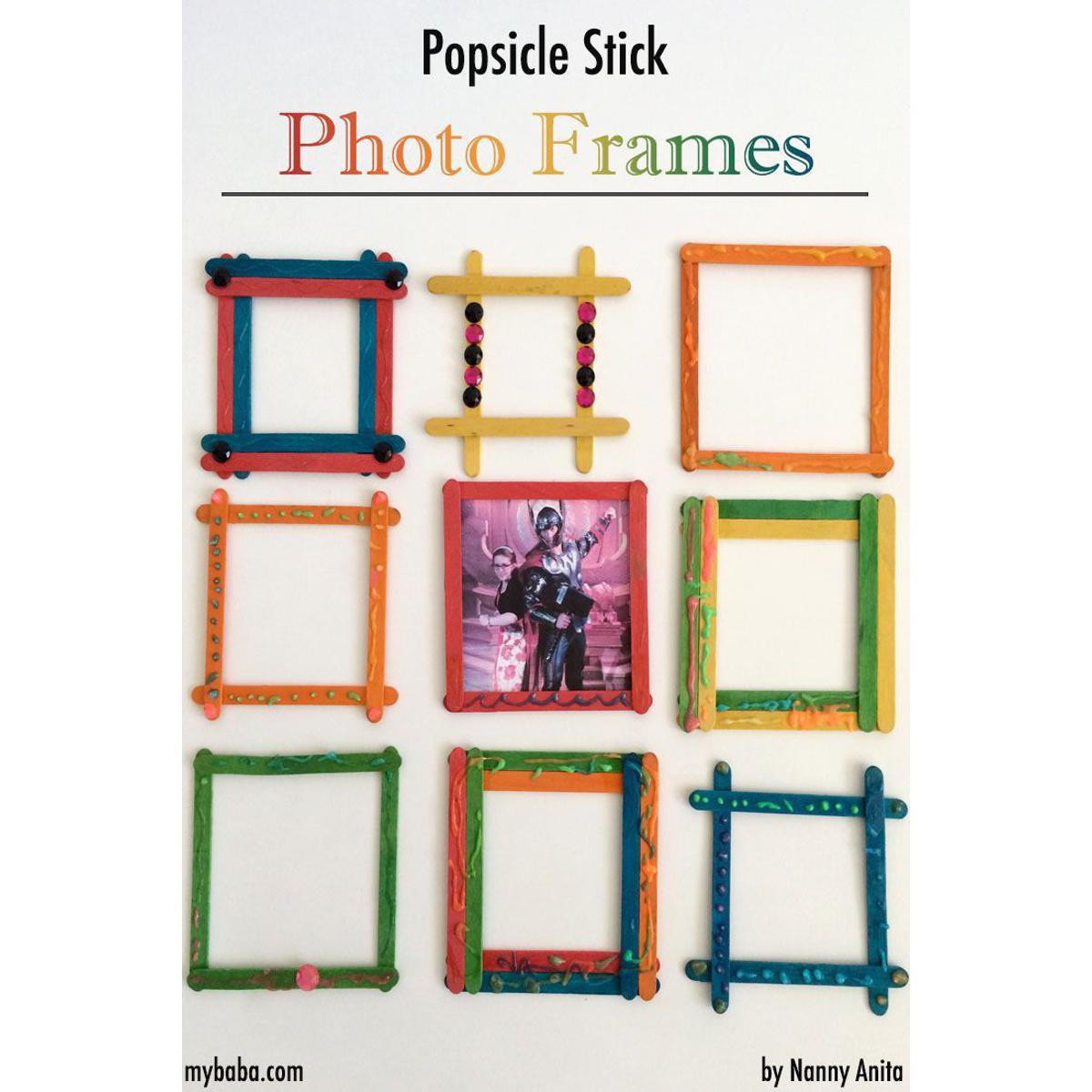 Photo Frame  - popsicle photo frames