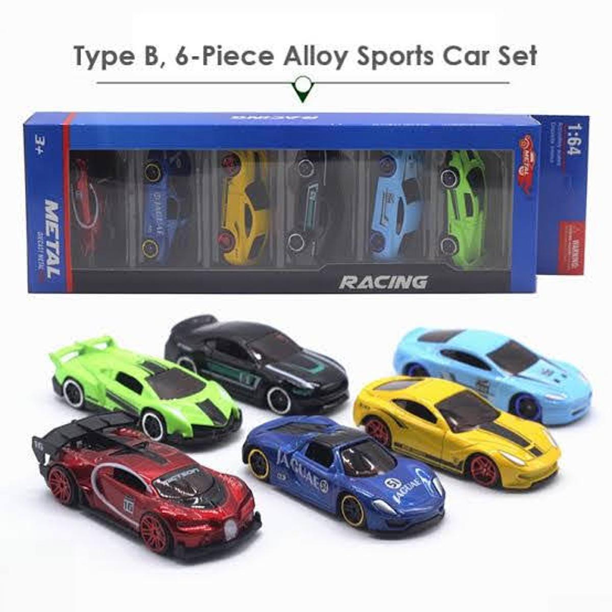 Alloy Metal Cars 6 PC Set For Kids