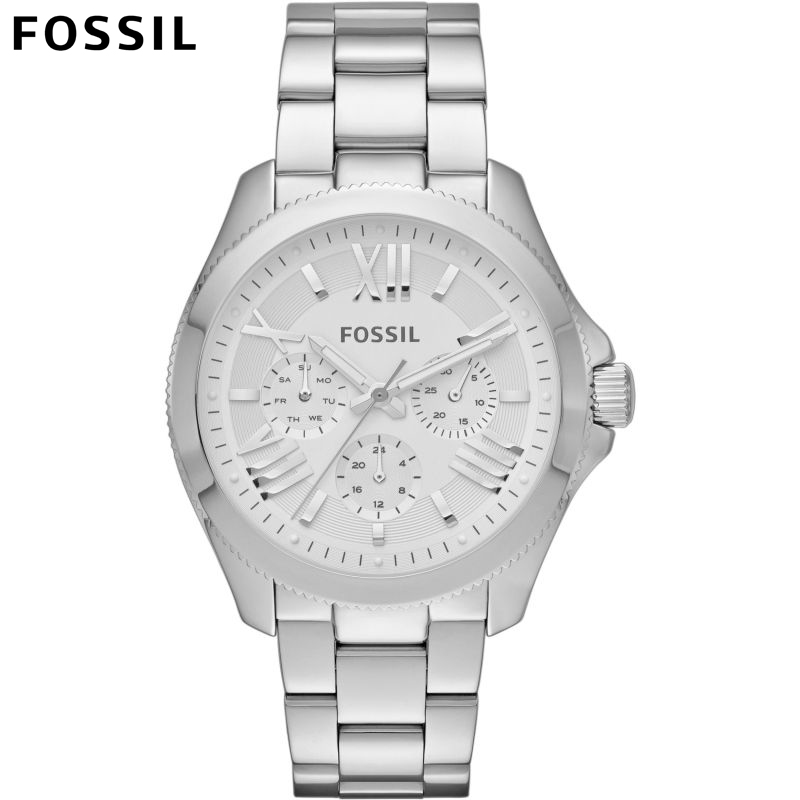 Fossil watches shop silver ladies