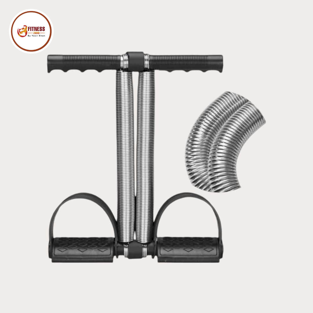 Tummy Trimmer - Premium Double Spring Ab Exerciser for Home Gym | Waist Slimming, Belly Fat Burner, and Core Strength Training Equipment