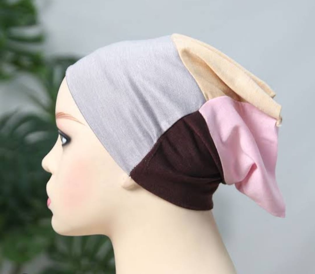 4 in 1 hijab cap