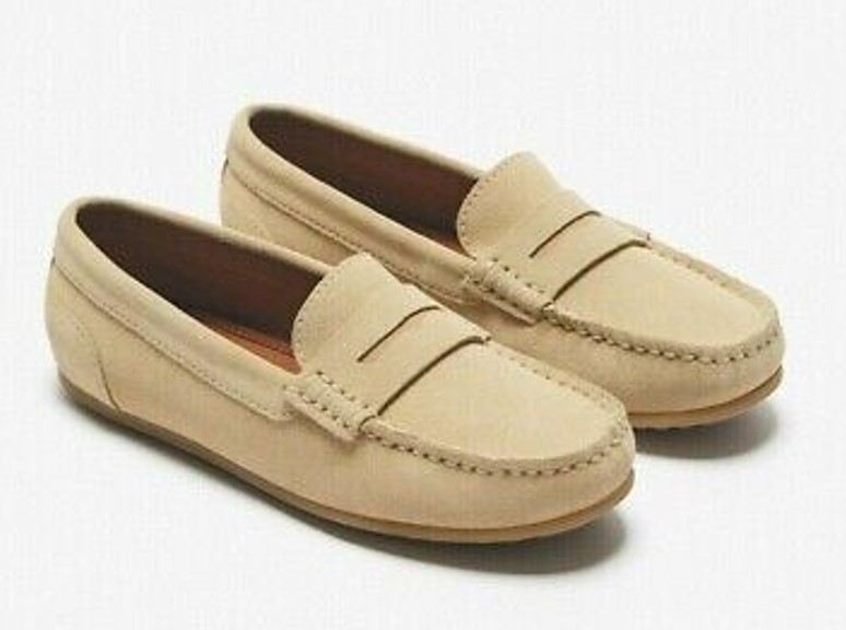 Branded Suede Leather Loafers For Kids & Teenagers