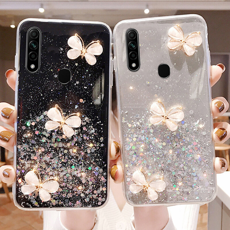 oppo a31 back cover glitter