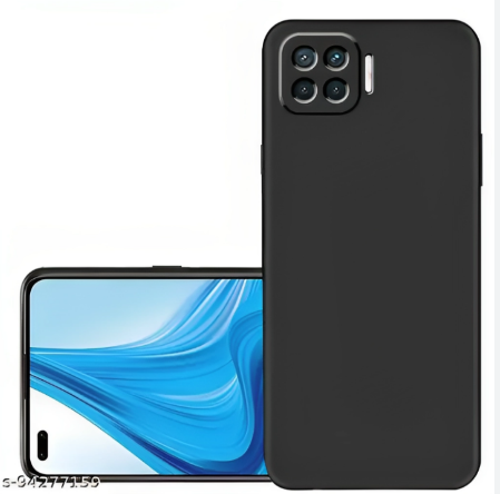 Oppo F17 Matte Soft Silicon Shockproof Back Cover with Camera Protection
