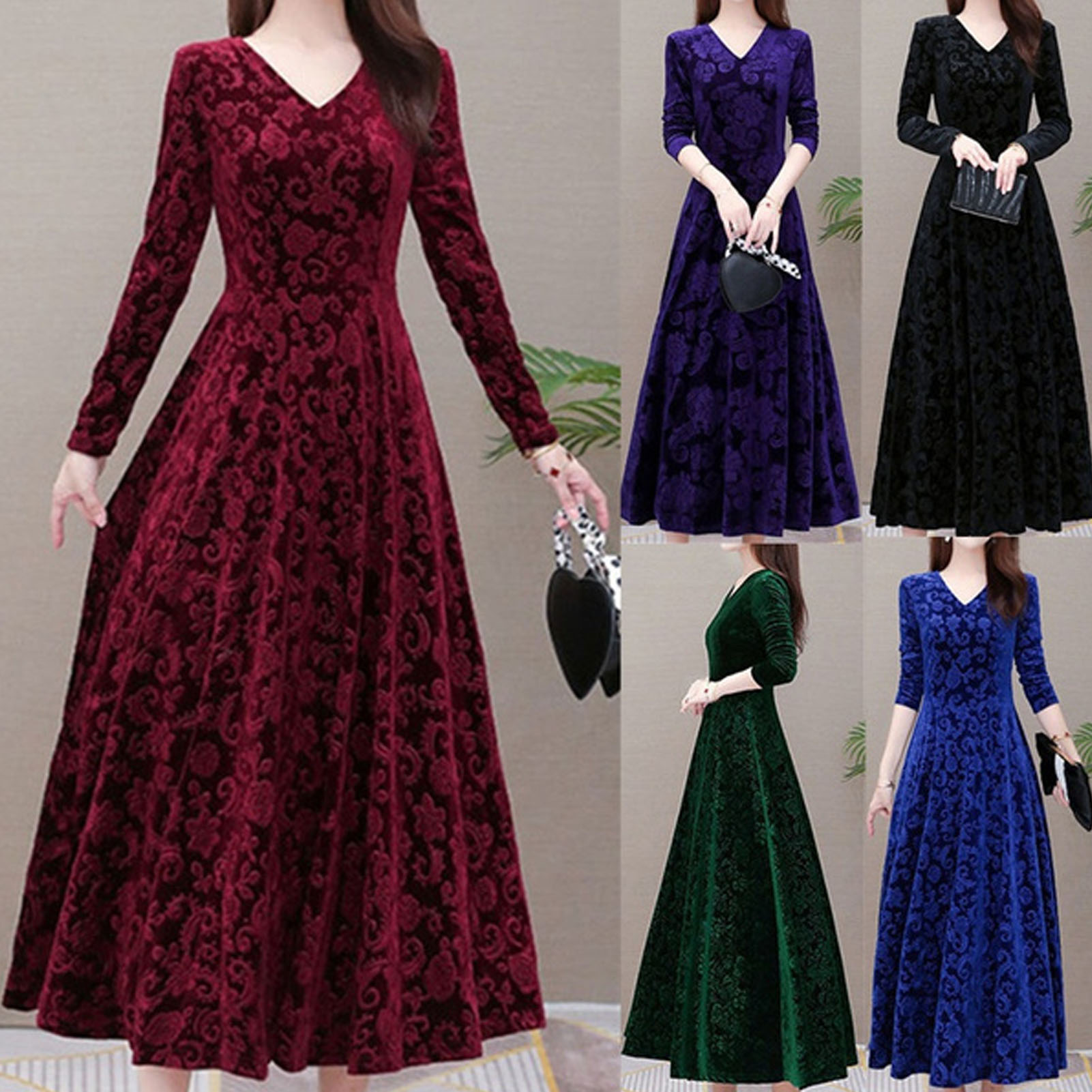 Velvet umbrella hot sale frocks