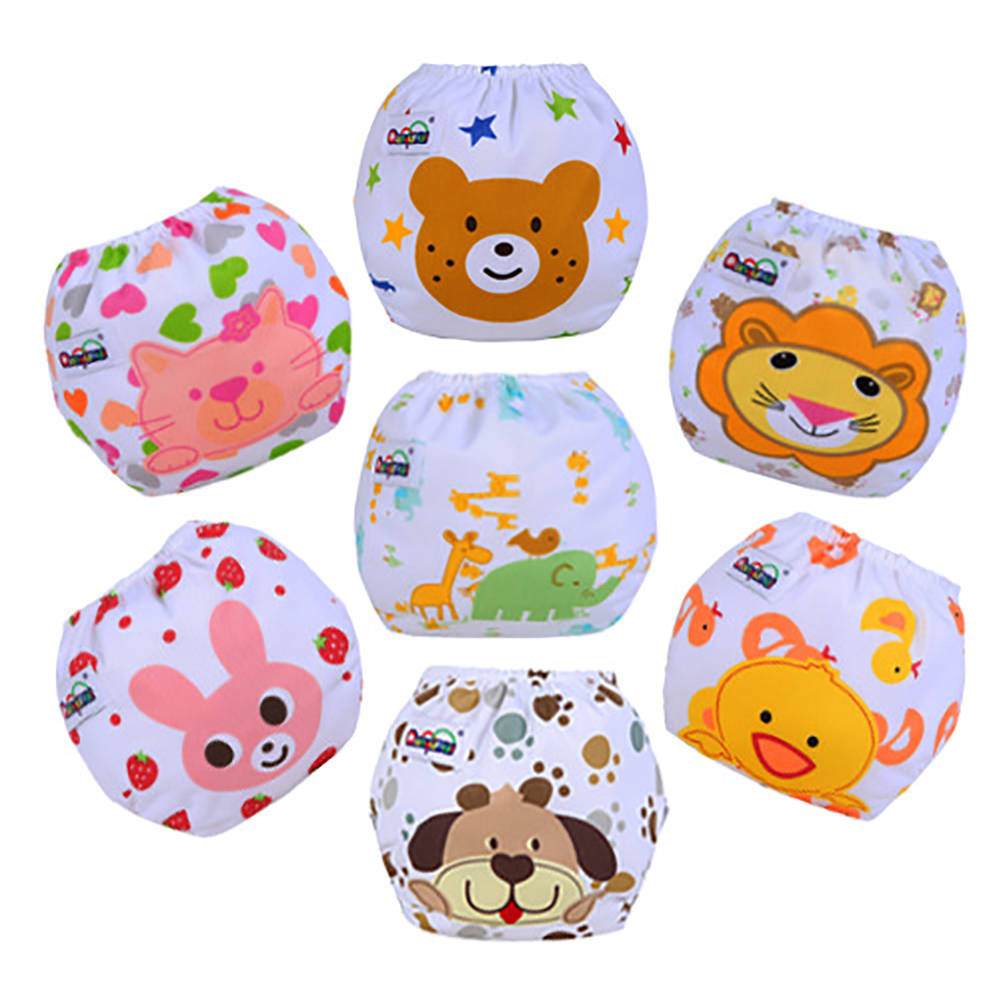 Adjustable All-in-One Cloth Diaper with Absorbent Inserts, Waterproof, Washable, Reusable for 0- 60 Months
