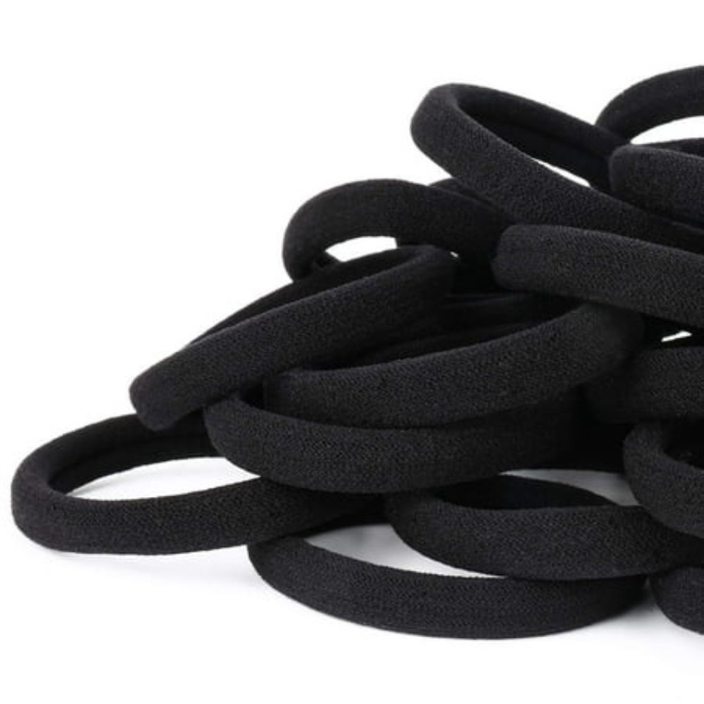 Simple Pony Band for Girls Hair - Elastic Ties Best Quality Ponytail for Girls, Ladies Hair Band, Hair Accessories - Elastic Hair Band -  Hair Ties for Girls - Goodility Direct