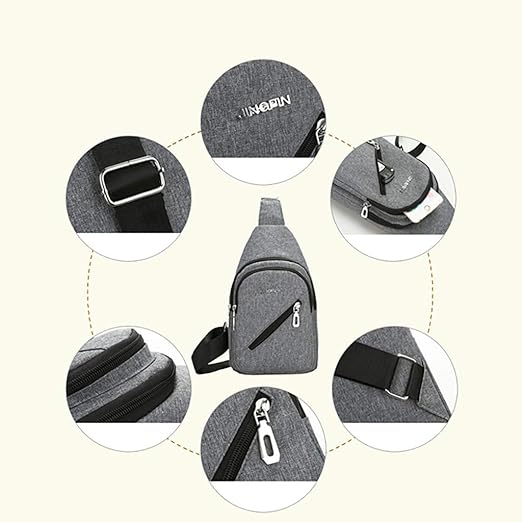 Fashion Men Chest Shoulder Crossbody Mini Backpack Light Weight Bag Use For Boys Also Girls