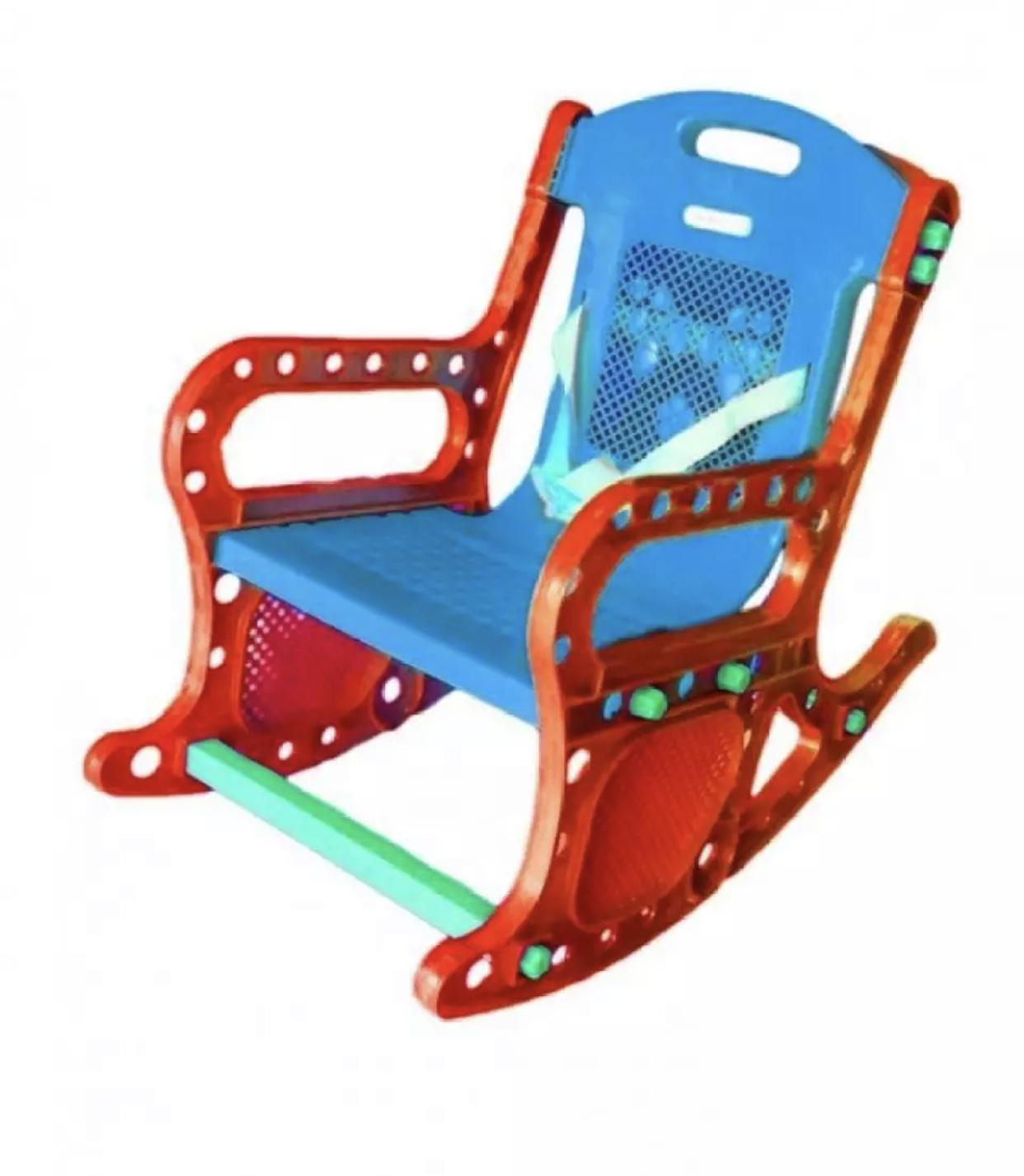 Rocking Chair For Kids with Belt Available In Multicolors Best for 8 Months to 30 Months