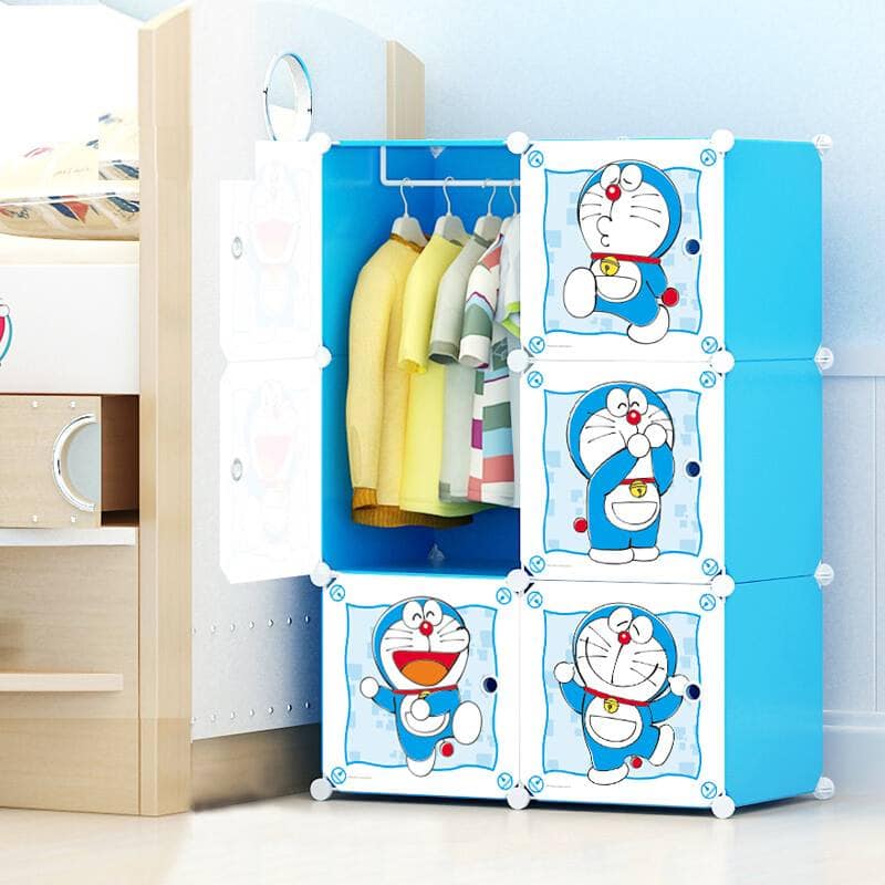 6 Cubes Wardrobe With Hanging & Storage Boxes, Cubic wardrobe, Hanging