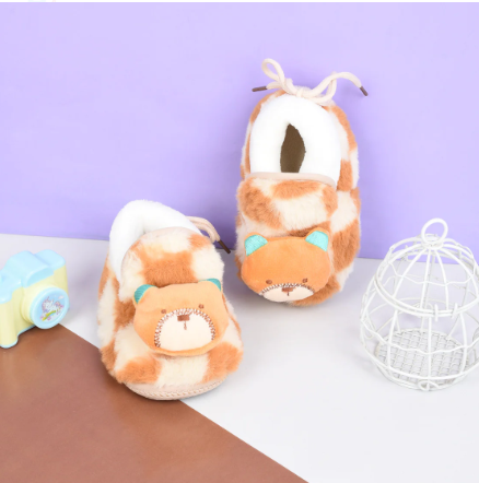Baby Shoes Boy Girls Infant  Toddler Winter Velvet Warm Soft Newborn Leaning Walking Shoes Flats / Baby Boy Girl Anti-slip Socks  Newborn Slipper Shoes Cotton Soft Sole