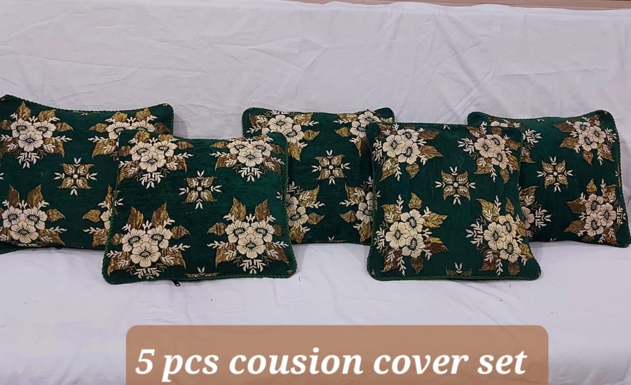 Velvet Cushion Cover 5Pcs Set