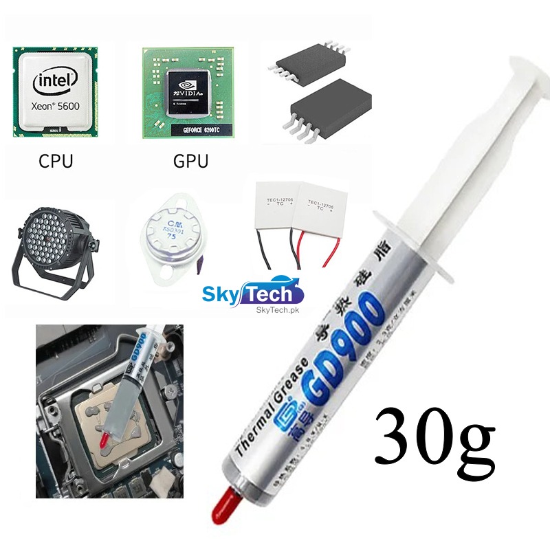 Heat Sink Thermal Paste Silicone Compound for CPU/GPU HY510 30g /GD900 30g