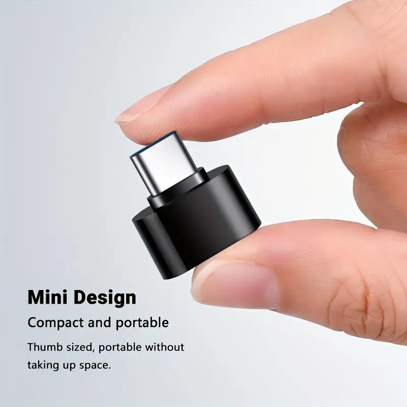 Type-C to USB 3.0 OTG Adapter – High-Speed USB to Type-C Converter for Mobile Phone, U Disk, Card Reader, Keyboard & Mouse