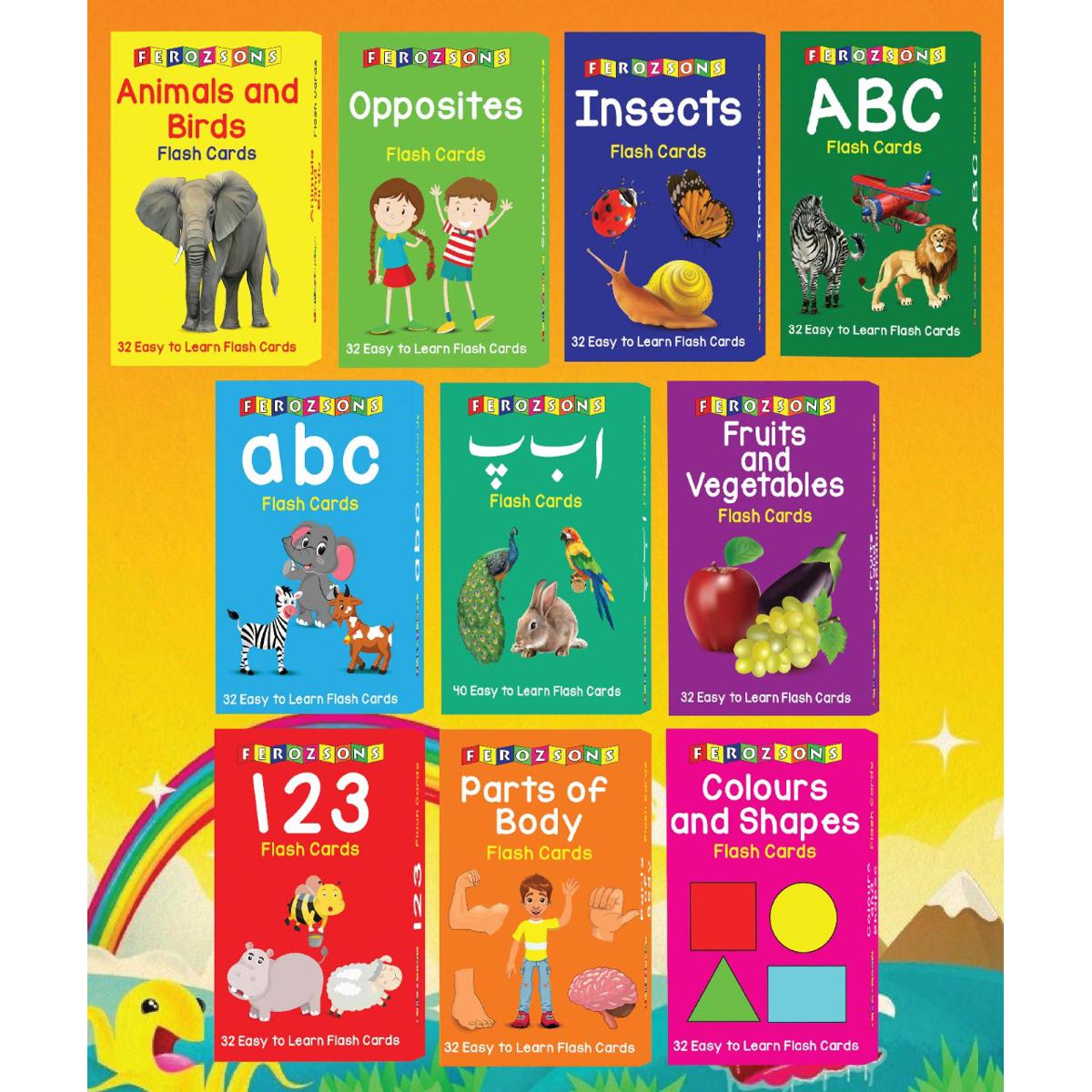 Flash Cards Complete Set (1-10) by Ferozsons | Daraz.pk