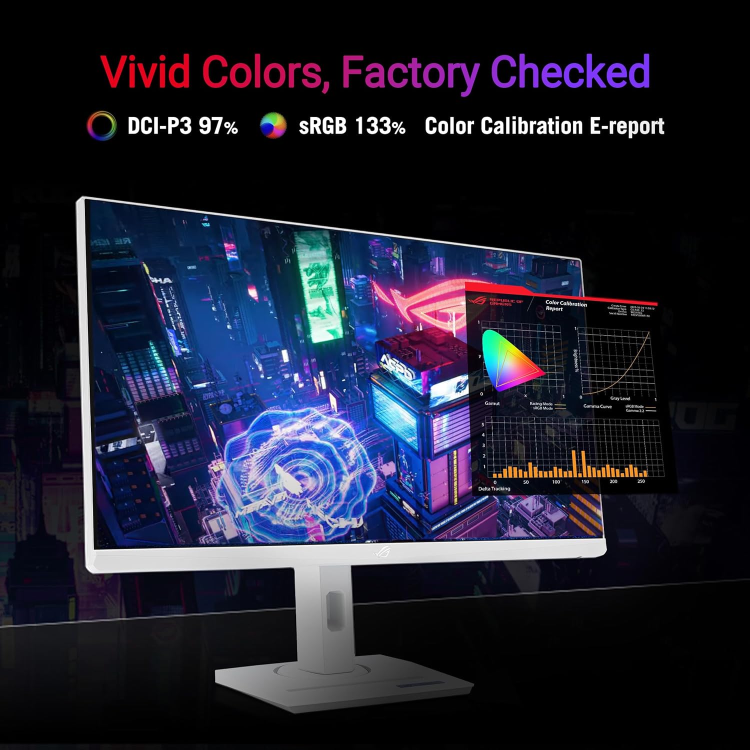 ASUS ROG Strix XG27ACS-W 27inch 180Hz 1ms IPS 2K Type-C Gaming Monitor White 2560x1440 1ms (GTG), Extreme Low Motion Blur Sync, USB Type-C, G-Sync compatible, DisplayWidget Center, tripod socket, HDR 17 1d58c6f0f1ea03f83ce220fb5275f14f