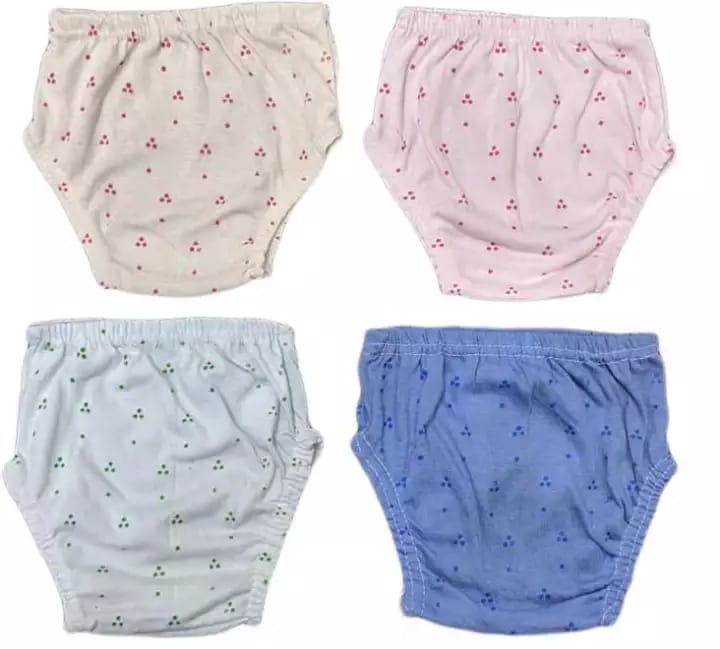 Pack Of 12 Diaper Cover Panties with Elastic Waist & Leg For Boys/Girls  - ASSORTED