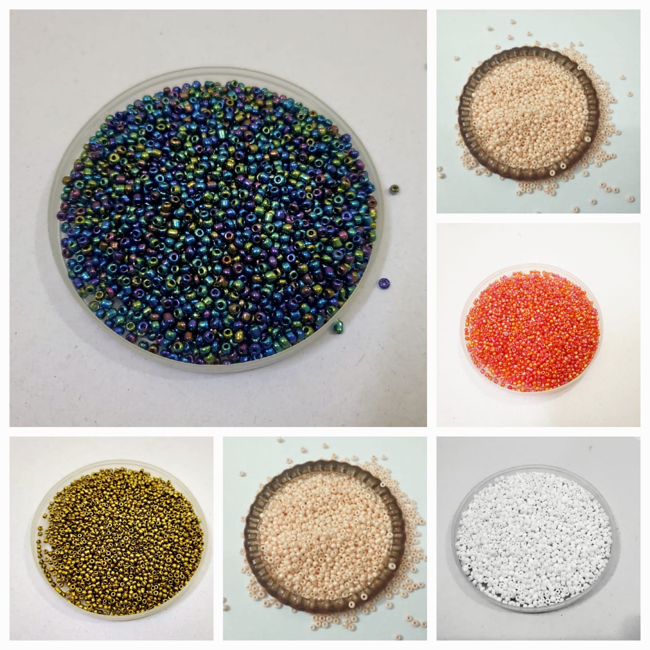 2 Tola Round Beads, Glass Various Colors, Pony Bead Jewelry, DIY Craftsmanship 2mm