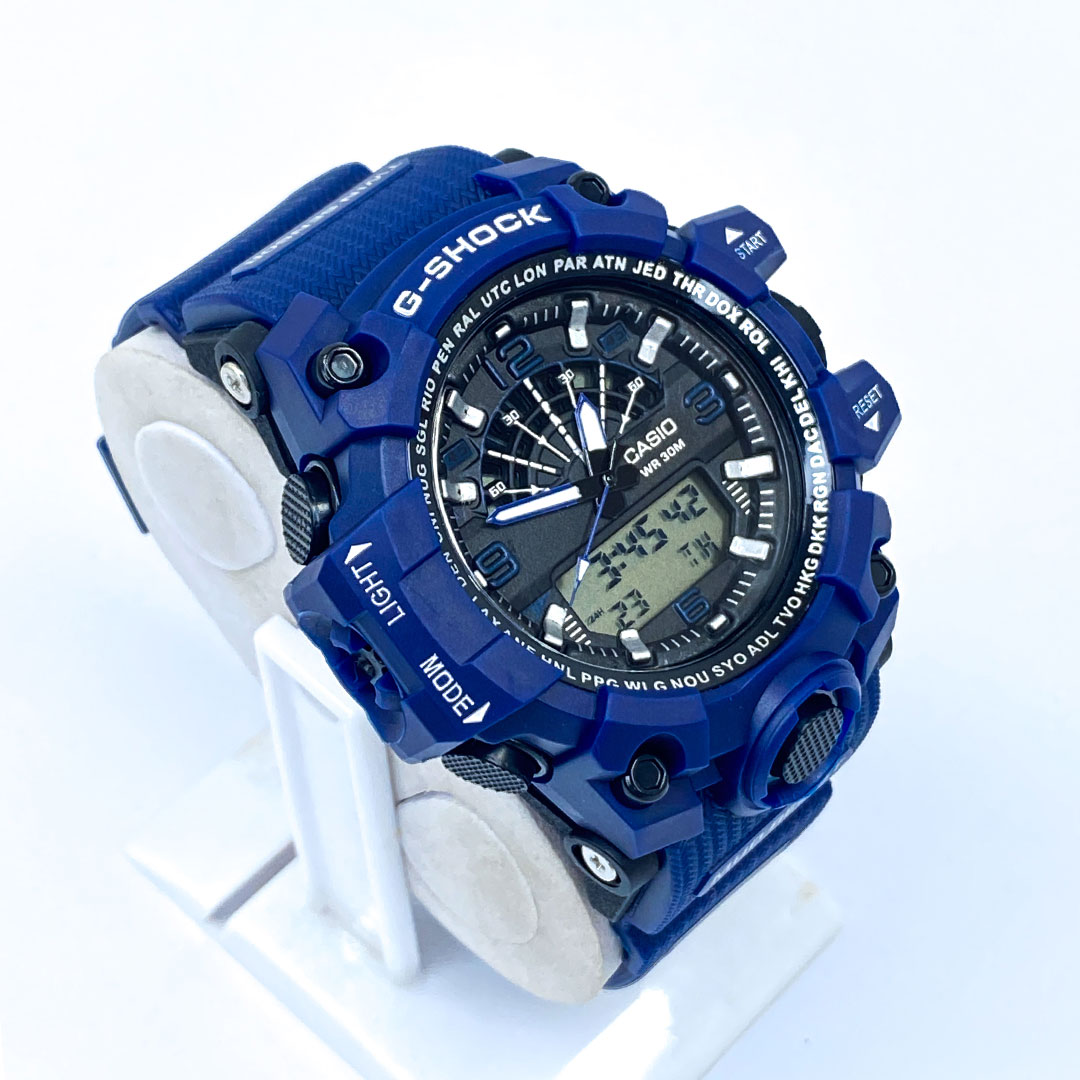 Sports Watch Mud Resistant Antimagnetic Dual Time Display 20BAR Water Resistant Sports Watch for Men