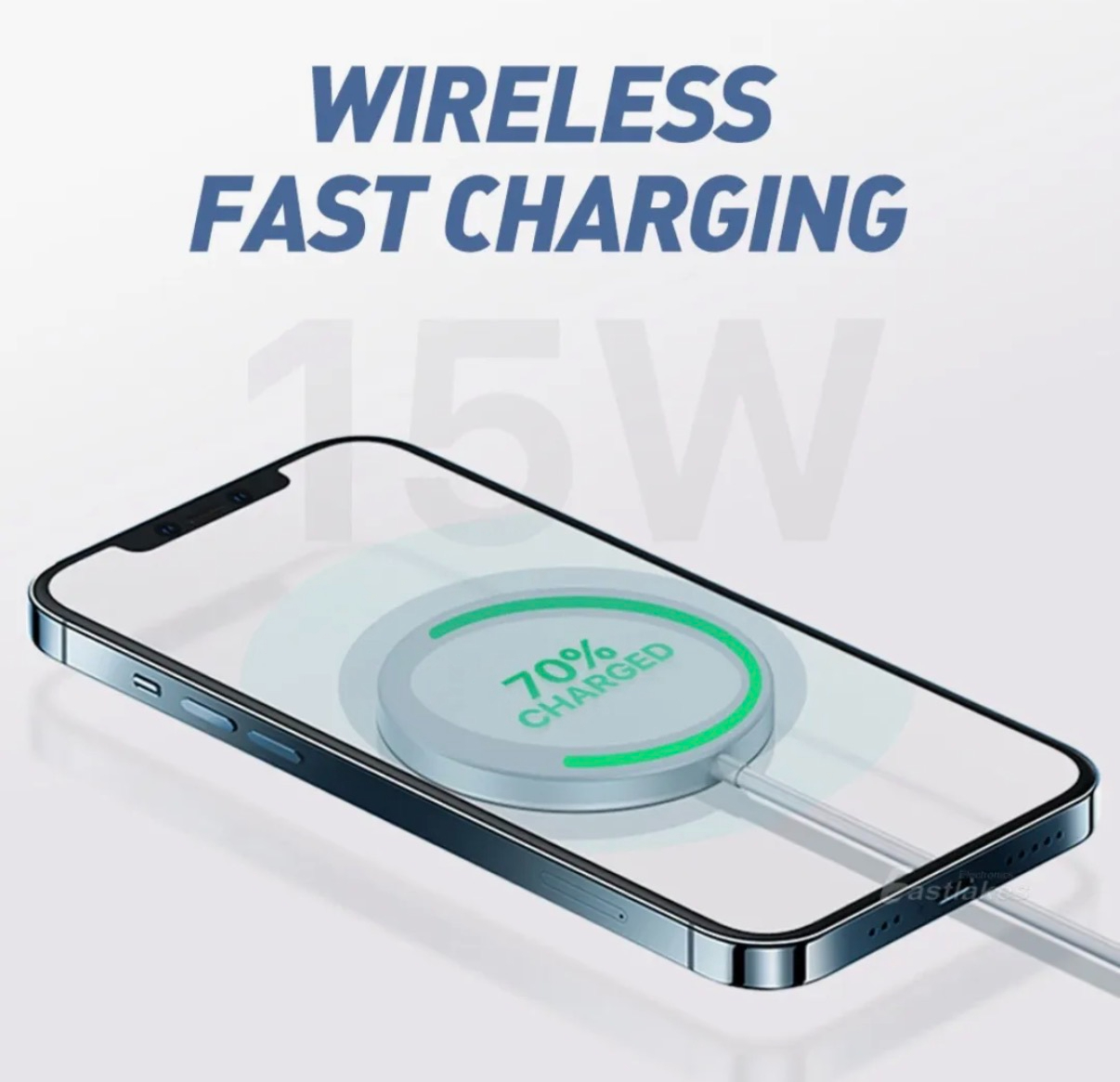 15W Wireless Charger - Magnetic Wireless Charger - Fast Charging