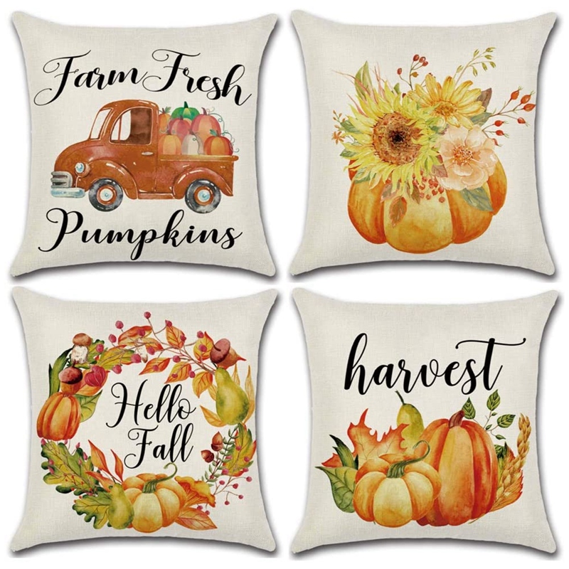 autumn throw pillow covers