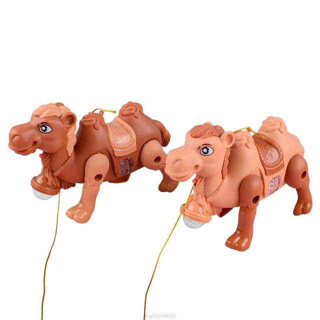 Arabic Electric Camel Toy With Light And Music For Kids (Small And Large) Tow Size Available