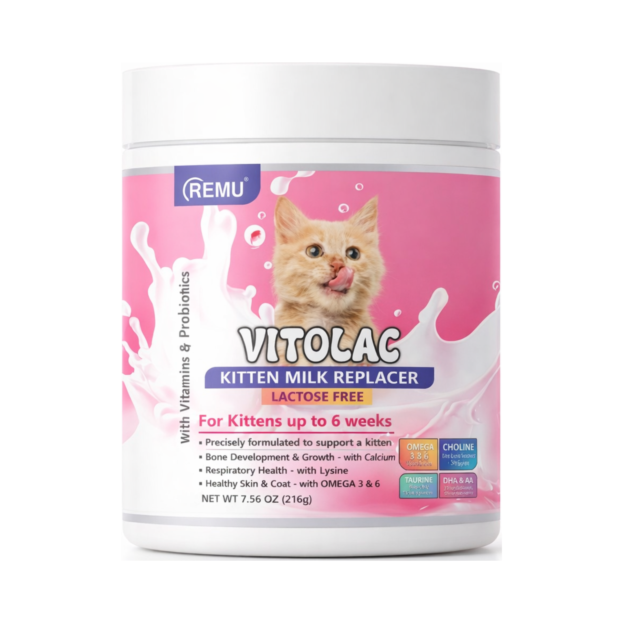 Remu Milk Replacer Kitten 200g