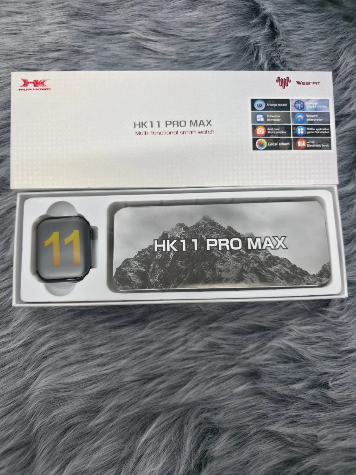 HK11 Pro MAX AND HK11 PRO B  digital Watch 2.02” AMOLED Display Bluetooth Calling NFC Fitness Tracker