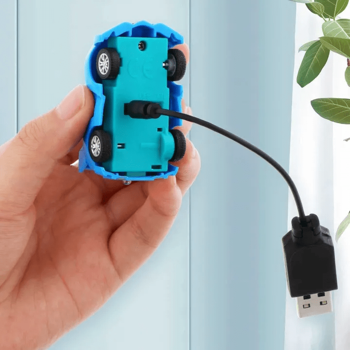 Mini RC Car Watch Toy Remote Control USB Electric Wrist Strap Racing Cars Watch For Children Gift Toy
