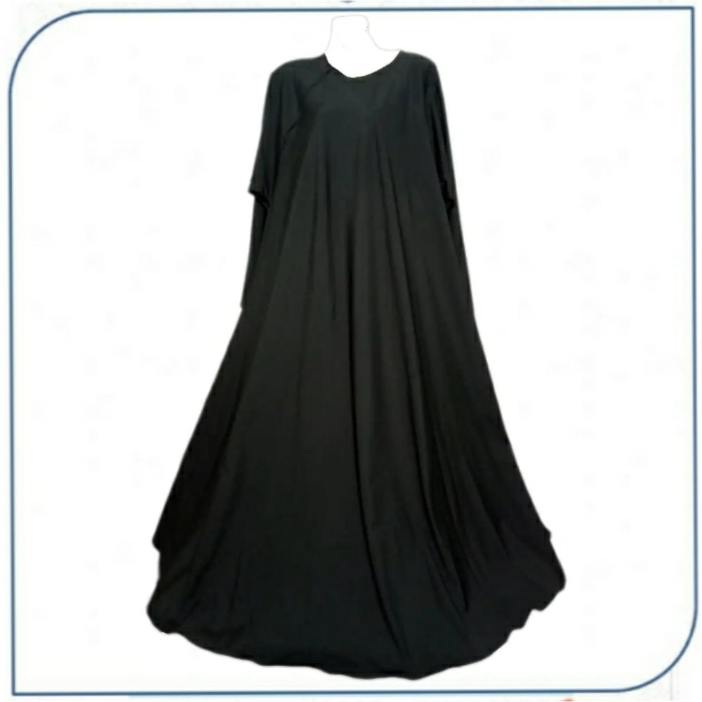 Sage Pearl Belted Kids Abaya